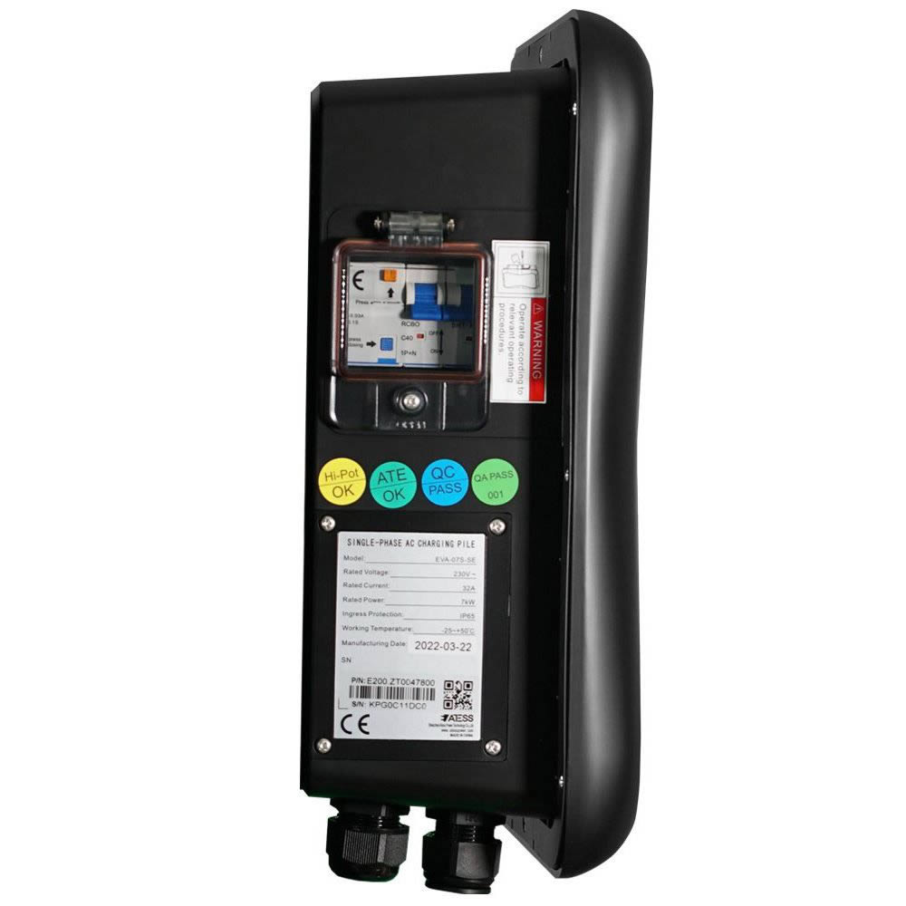 Project EV 7.3kW Pro Earth Wall AC Car Charger 32a Single Phase Project EV 7.3kW Pro Earth Wall AC Car Charger 32a Single Phase
